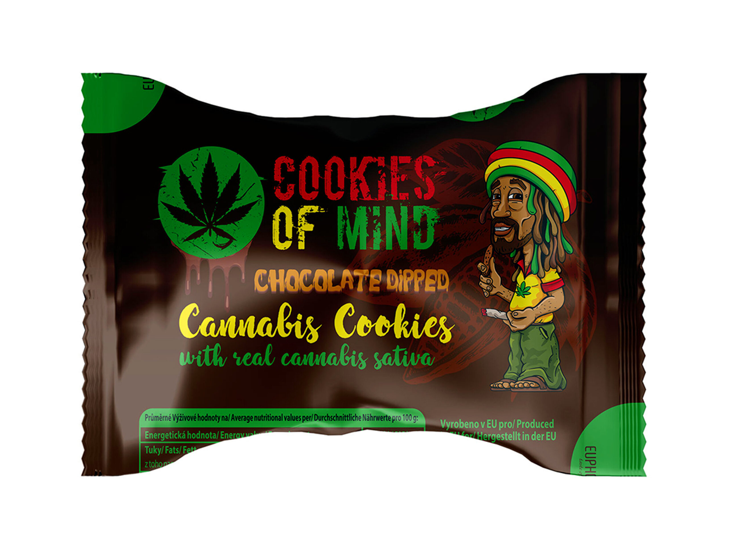 BISCOTTI CANNABIS SATIVA CIOCCOLATO MEZZETTO H24 BISCOTTI CANNABIS SATIVA CIOCCOLATO MEZZETTO H24